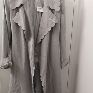 Club Monaco scallop wrap